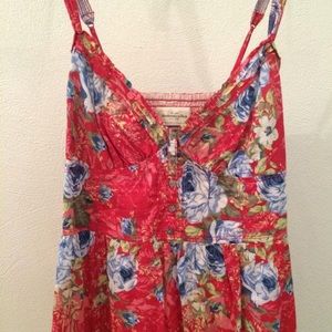 Abercrombie & Fitch Casual Short Floral Sundress L